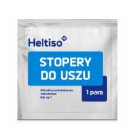 HELTISO Jednorazowe stopery do uszu, 1 para