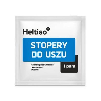 HELTISO Jednorazowe stopery do uszu, 1 para