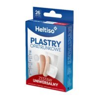 Heltiso Plastry opatrunkowe Zestaw uniwersalny, 26 szt.