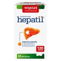 Hepatil, 120 tabl. - wsparcie wątroby w prawidłowym funkcjonowaniu