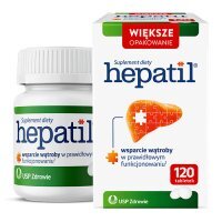 Hepatil, 120 tabl. - wsparcie wątroby w prawidłowym funkcjonowaniu