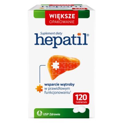 Hepatil, 120 tabl. - wsparcie wątroby w prawidłowym funkcjonowaniu