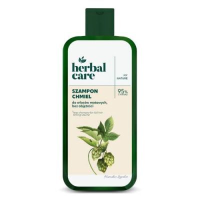 Herbal Care Chmiel Szampon do włosów matowych i pozbawionych objętości z chmielem, 330 ml