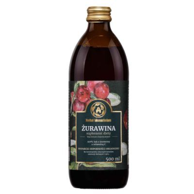 Herbal Monasterium Sok z Żurawiny - 500ml