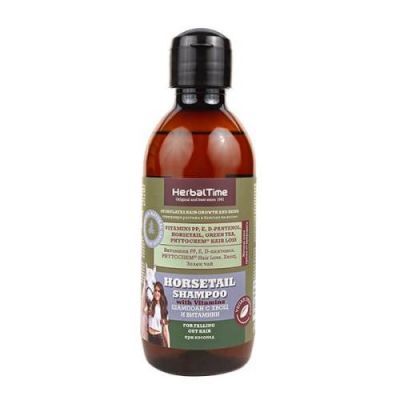Herbal Time Horsetail Szampon do włosów ze skrzypem polnym i witaminami, 240 ml
