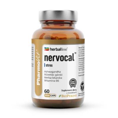 PHARMOVIT HERBALLINE NERVOCAL stres 60 kapsułek