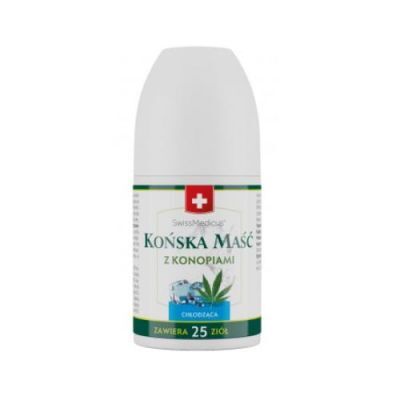 HERBAMEDICUS Roll-on Końska maść z konopiami chłodząca, 90ml