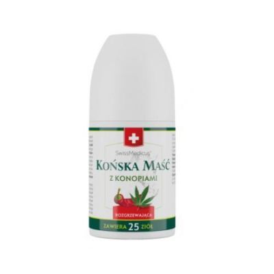HERBAMEDICUS Roll-on Końska maść z konopiami rozgrzewająca, 90ml
