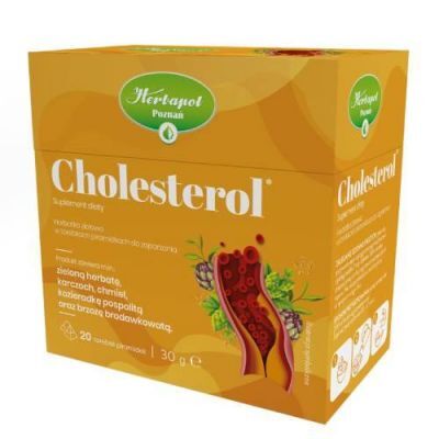 Herbapol Cholesterol herbatka ziołowa, 20 szt. KRÓTKA DATA 30.09.2026