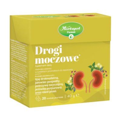 Herbapol Drogi moczowe, 20 torebek KRÓTKA DATA 30.09.2026