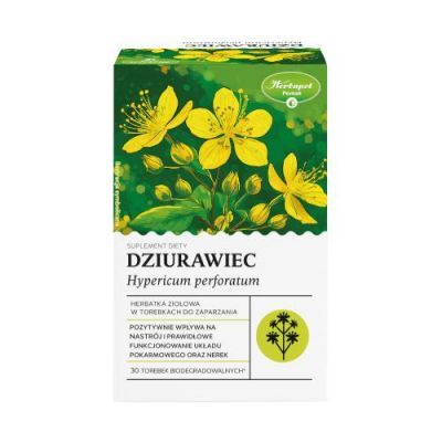 HERBAPOL Dziurawiec Herbatka ziołowa, 30torebek