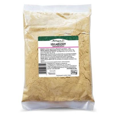 Herbapol Len mielony odtłuszczony, 200 g