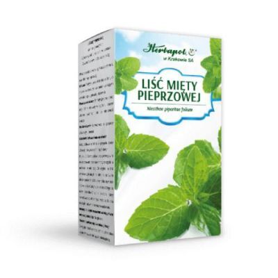 Herbapol Liść mięty pieprzowej Fix, 25 sasz.