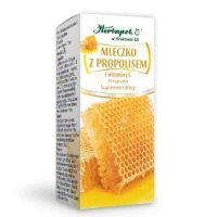 Herbapol Mleczko z Propolisem i witaminą C, 30 kaps.