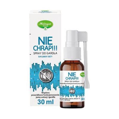 Herbapol Nie Chrap Spray do gardła, 30 ml