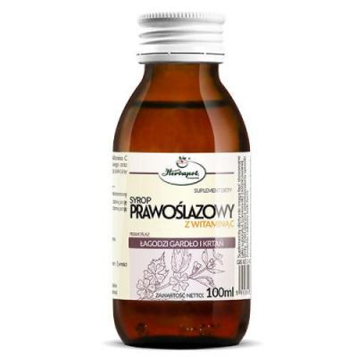 Herbapol Syrop prawoślazowy z witaminą C, 100 ml