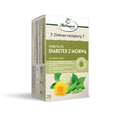 Herbatka fix Diabetex z Morwą, 20x1,5g