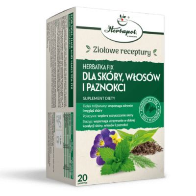 Herbatka fix dla skóry, włosów i paznokci, 20 sasz.