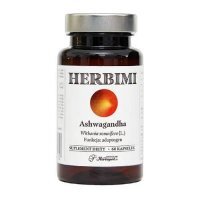 Herbimi Ashwagandha, 60 kaps. KRÓTKA DATA 30.09.2026