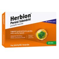 Herbion Porost Islandzki 3 mg, 24 pastylki twarde