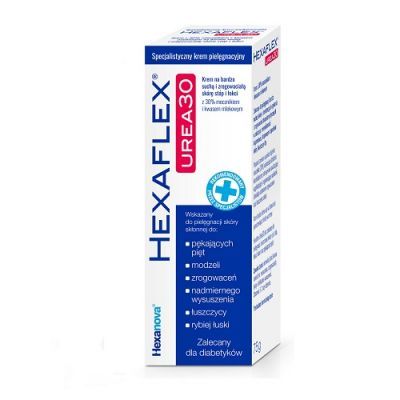 HEXAFLEX UREA 30 Krem na bardzo suchą i zrogowaciałą skórę stóp i łokci 75g