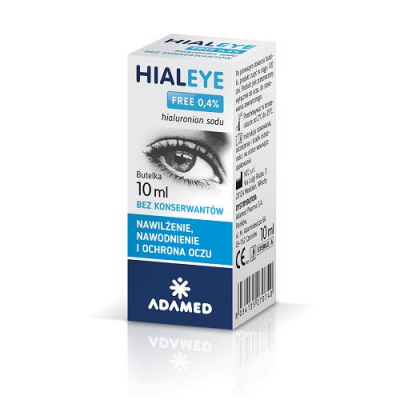 HIALEYE FREE 0,4% nawilżające krople do oczu 10 ml