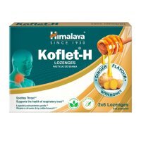 HIMALAYA KOFLET-H smak imbirowy 12 pastylek do ssania