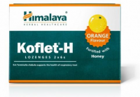 HIMALAYA KOFLET-H smak pomarańczowy 12 pastylek do ssania