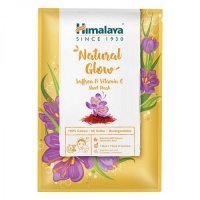 HIMALAYA Przywracająca blask maska do twarzy na tkaninie z szafranem i witaminą C, 30ml