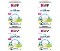 4 x HIPP 2 BIO COMBIOTIC Mleko następne z Metafolin® 550 g