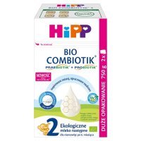 HIPP 2 BIO Combiotik Mleko następne z Metafolin® 750 g
