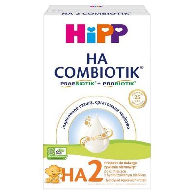 HIPP 2 HA COMBIOTIC Hipoalergiczne mleko następne 350 g
