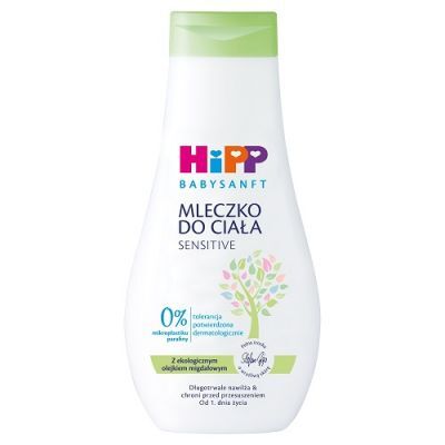 HiPP BABYSANFT SENSITIVE Pielęgnacyjne mleczko do ciała 350 ml