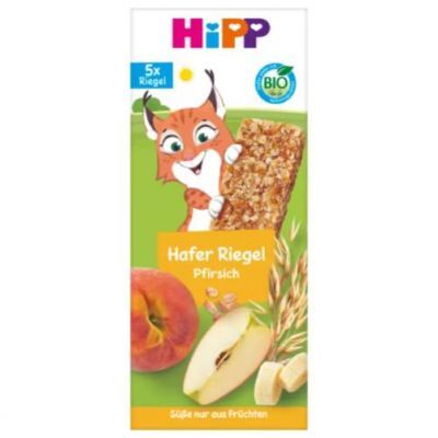 HiPP Batonik owsiany Brzoskwinie Bio, 5x20 g