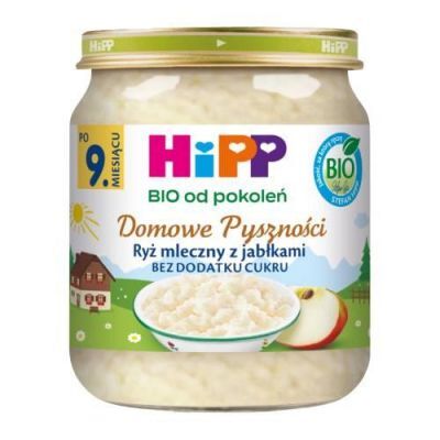 HiPP BIO Domowe Pyszności Ryż mleczny z jabłkami po 9. miesiącu, 200 g