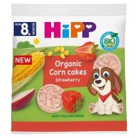 HiPP BIO Ekologiczne wafelki zbożowe truskawkowe od 8. miesiąca, 23 g