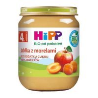 HiPP BIO Jabłka z morelami po 4. miesiącu, 125 g