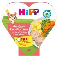 HiPP BIO Jarzynki z ziemniakami i delikatnym schabem po 1. roku, 250 g