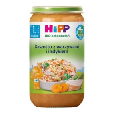 HiPP BIO Junior Kaszotto z warzywami i indykiem po 1. roku, 250 g