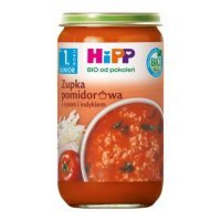 HiPP BIO Junior Zupka pomidorowa z ryżem i indykiem po 1. roku, 250 g