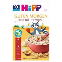 HiPP BIO Musli wielozbożowe banany, jabłka, śliwki od 10. miesiąca, 200 g
