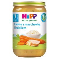 HiPP BIO Risotto z marchewką i indykiem po 7. miesiącu, 220 g