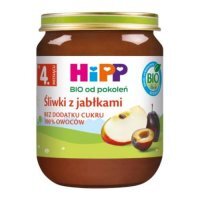 HiPP BIO Śliwki z jabłkami po 4. miesiącu, 125 g