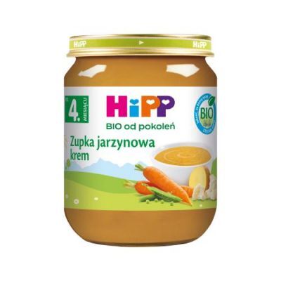 HiPP BIO Zupka jarzynowa krem po 4. miesiącu, 125 g