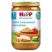 HiPP Kuskus z warzywami i kurczakiem BIO, 220 g