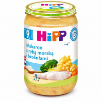 HiPP Makaron z rybą morską i brokułami, 220 g