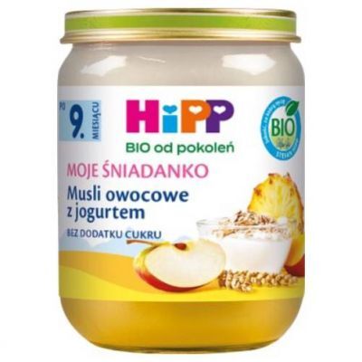 HiPP Musli owocowe z jogurtem BIO, 160 g