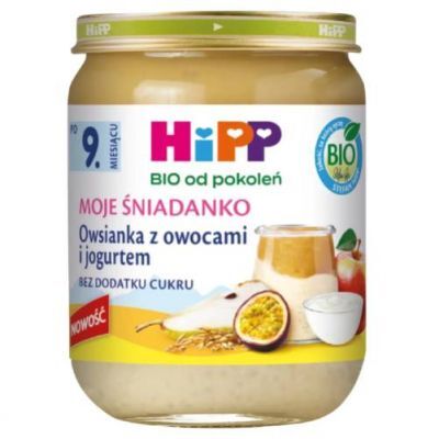 HiPP Owsianka z owocami i jogurtem BIO, 160 g