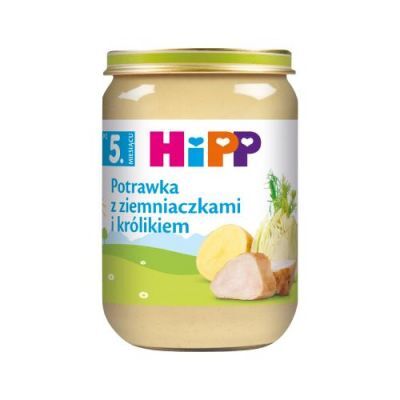 HiPP Potrawka z ziemniaczkami i królikiem po 5. miesiącu, 190 g
