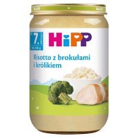 HiPP Risotto z brokułami i królikiem po 7. miesiącu, 220 g